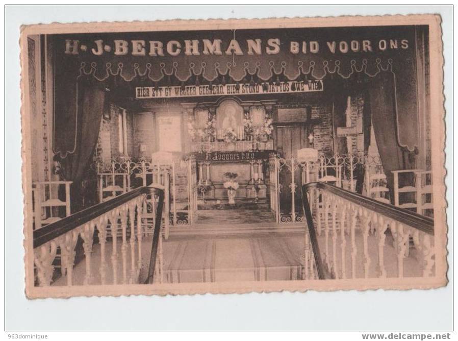 Diest - Geboortekamer Van Den H.J. Berchmans. Intérieur De La Chapelle - Diest