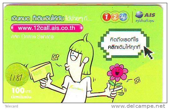 Telecarte THAILAND  (1181)  * Telefonkarte * - Thaïland