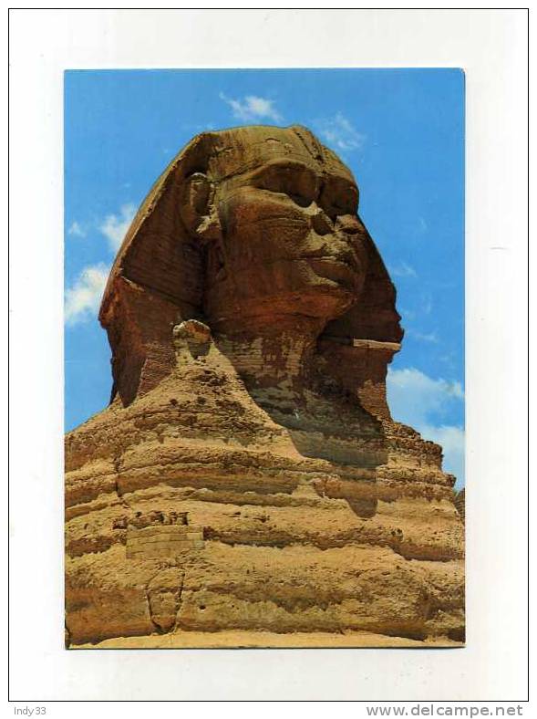 - EGYPTE . GIZA . LA TETE DU  GRAND SPHINX - Sphinx