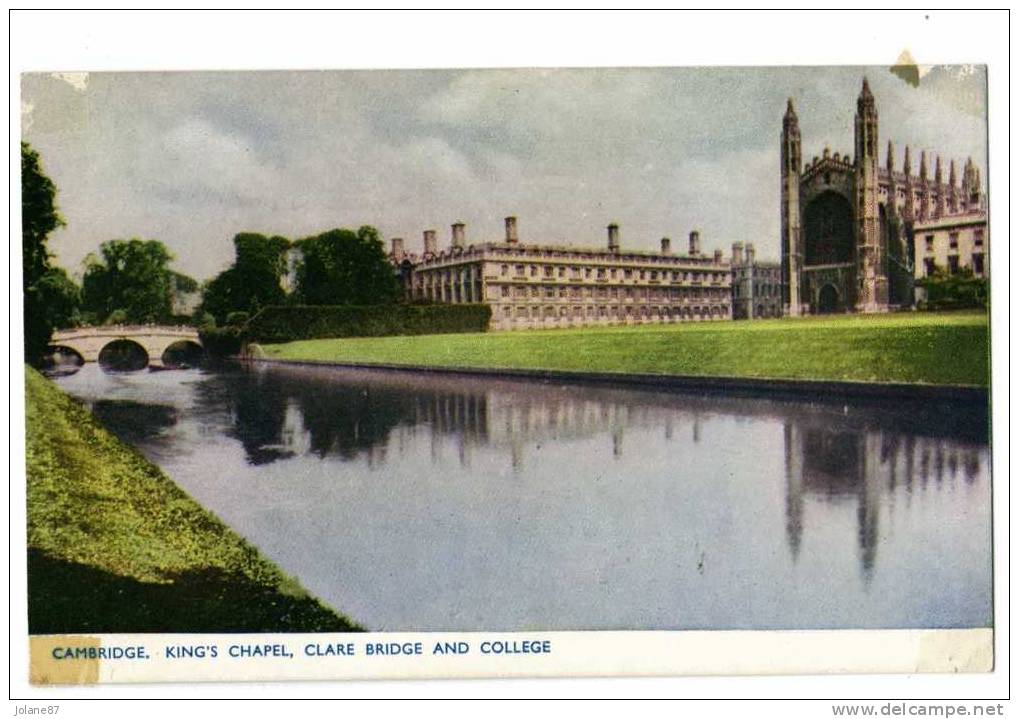 CPM     CAMBRIDGE       KING'S CHAPEL        CLARE AND COLLEGE - Cambridge
