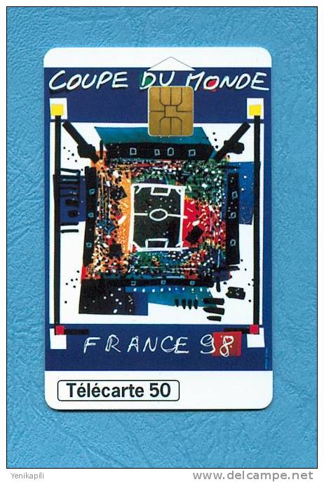 ( 2392 ) - AFFICHE  FRANCE 98 - ( 50.U ) - SO3 - T1G - JG - *** TTBE *** - Voir Scan - - Variétés