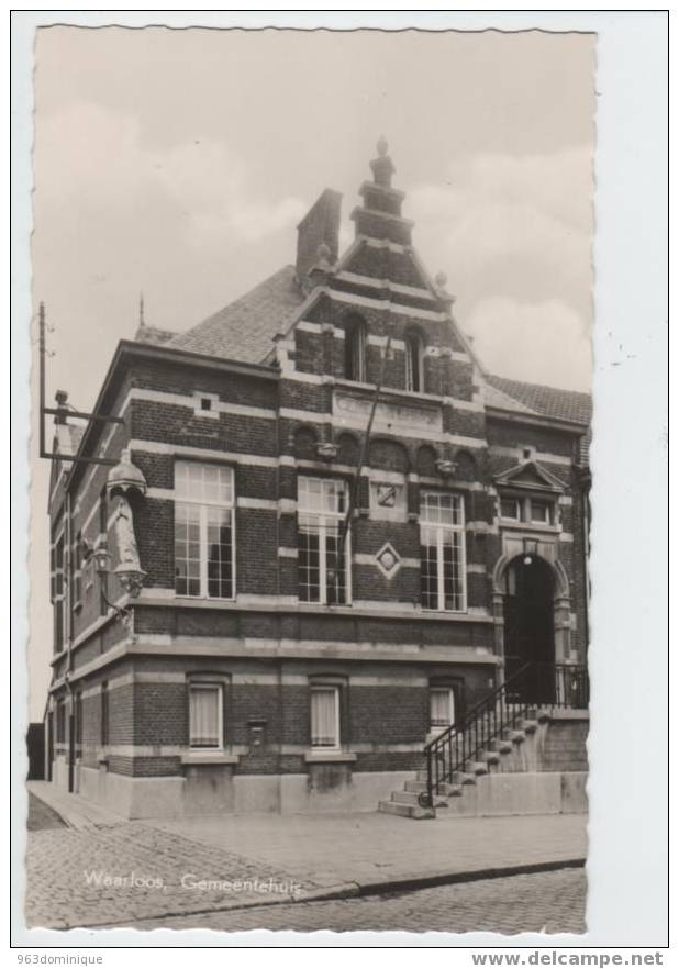 Waarloos - Gemeentehuis - Hotel De Ville - Echte Foto - Kontich