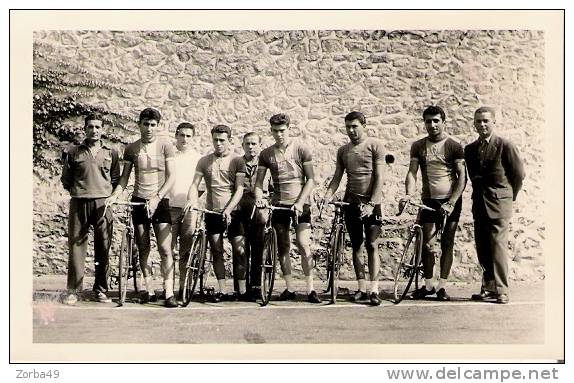 RARE AS GAZELEC MARSEILLE 1959 Photo Originale Prise à Périgueux - Cycling