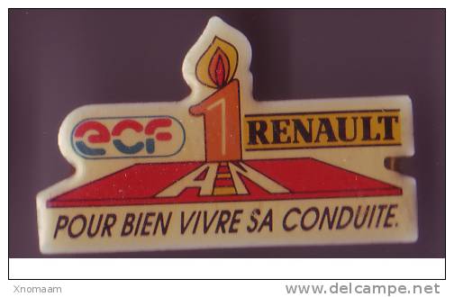 1 An  - Renault Et ECF - Pour Bien Vivre Sa Conduite - Renault