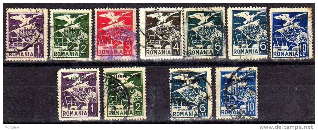 Servicio Aereo RUMANIA Lote,  Variados - Used Stamps