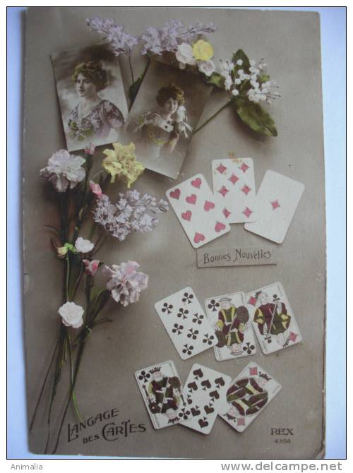 Langage Des Cartes A Jouer  Et Cartes Postales - Playing Cards