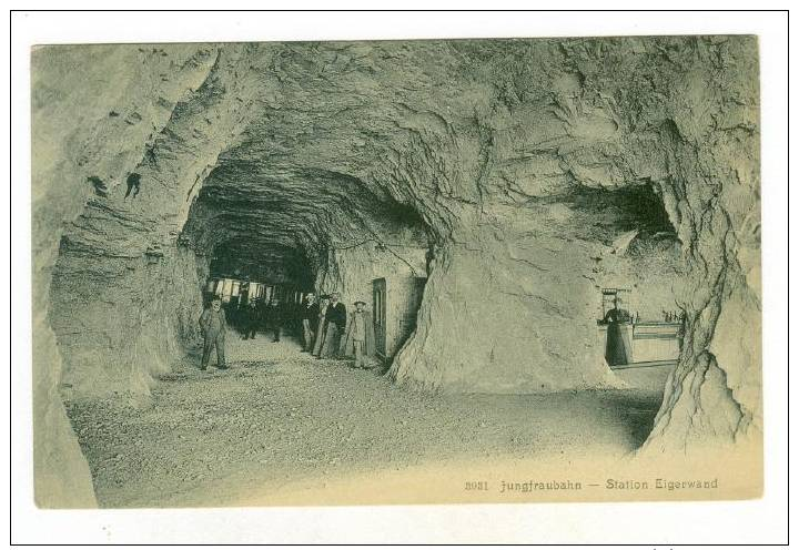 Jungfraubahn - Station Eigerwand , Switzerland , PU-1903 - Autres & Non Classés