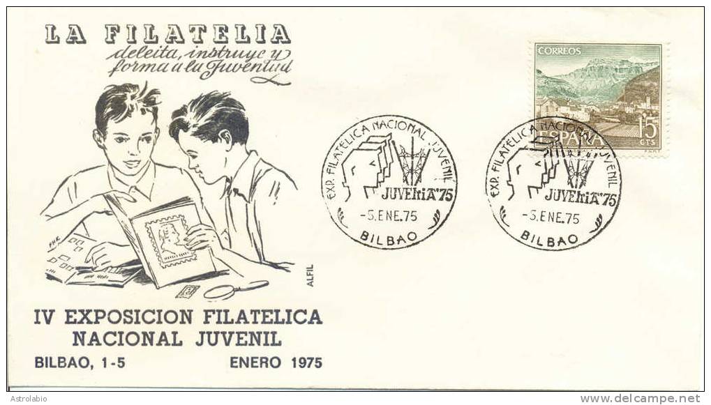 Bilbao Expo. Fila. Nacional Juvenil  1975 Obliteration - Maschinenstempel (EMA)