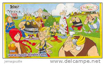 KINDER - 2S-259 - Astérix Et Les Wikings - Sonaf - Bpz Sans Figurine * - Aufstellfiguren