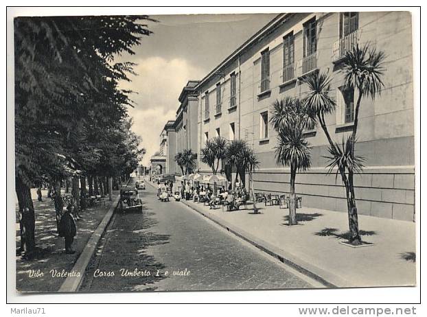 Calabria Vibo Valentia Corso Umberto I Viaggiata 1966 - Formato Grande - - Vibo Valentia