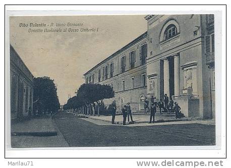 CALABRIA VIBO VALENTIA LICEO CONVITTO 1932 Viaggiata  - Formato Piccolo - - Vibo Valentia