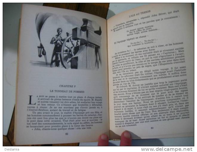 Hachette R. L. STEVENSON L'île Au Trésor  (1958) - Hachette