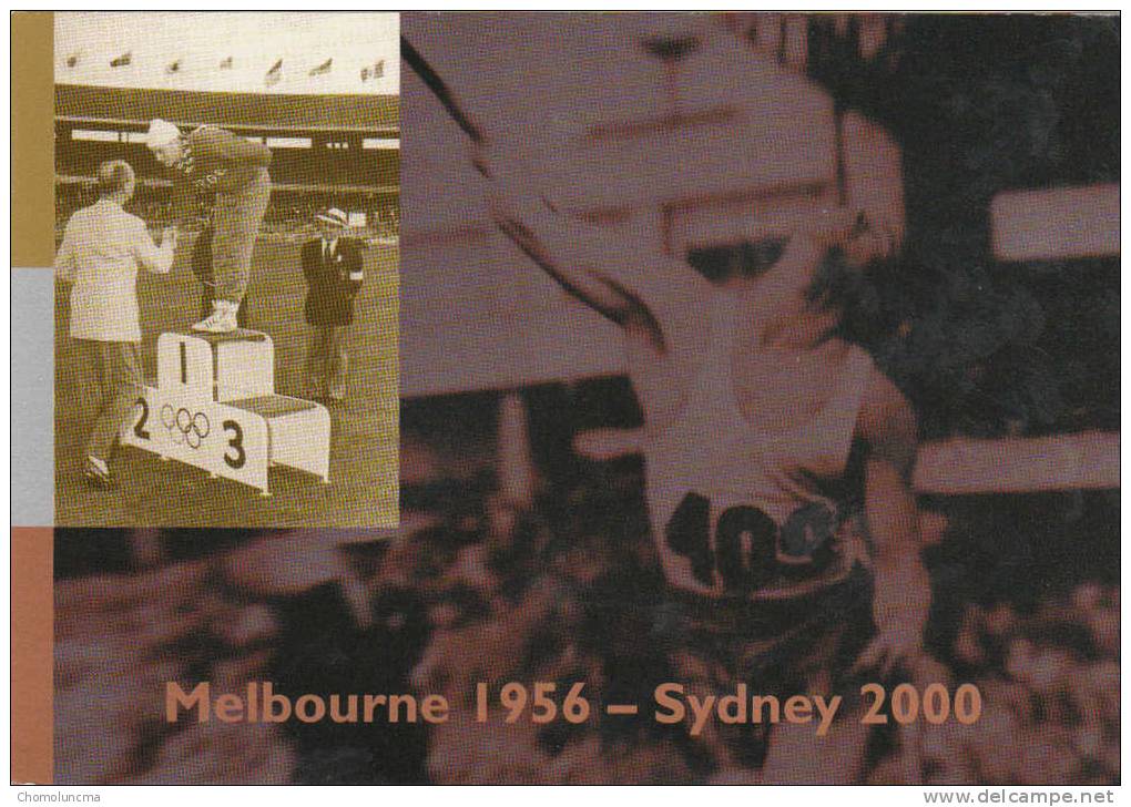 Sydney 2000  Melbourne 1956 Athlétisme  Athlétism  Leichtathletik  Egil Danielsen Gold Medal Javelot  Javelin Speerwurf - Sommer 2000: Sydney