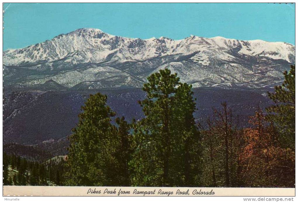 ETATS UNIS-COLORADO Pikes Peak From Rampart Range Road-MB - Altri & Non Classificati