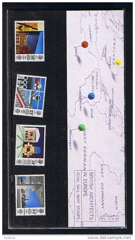 1987 GB Presentation Pack - British Architects In Europe - Europa Theme - MNH Stamps - Ref 383 - Presentation Packs
