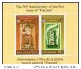 MOLDOVA, MOLDAVIE, EUROPA 2005  50 YEARS OF FIRST STAMP  MNH **  (02 30 03) - 2005