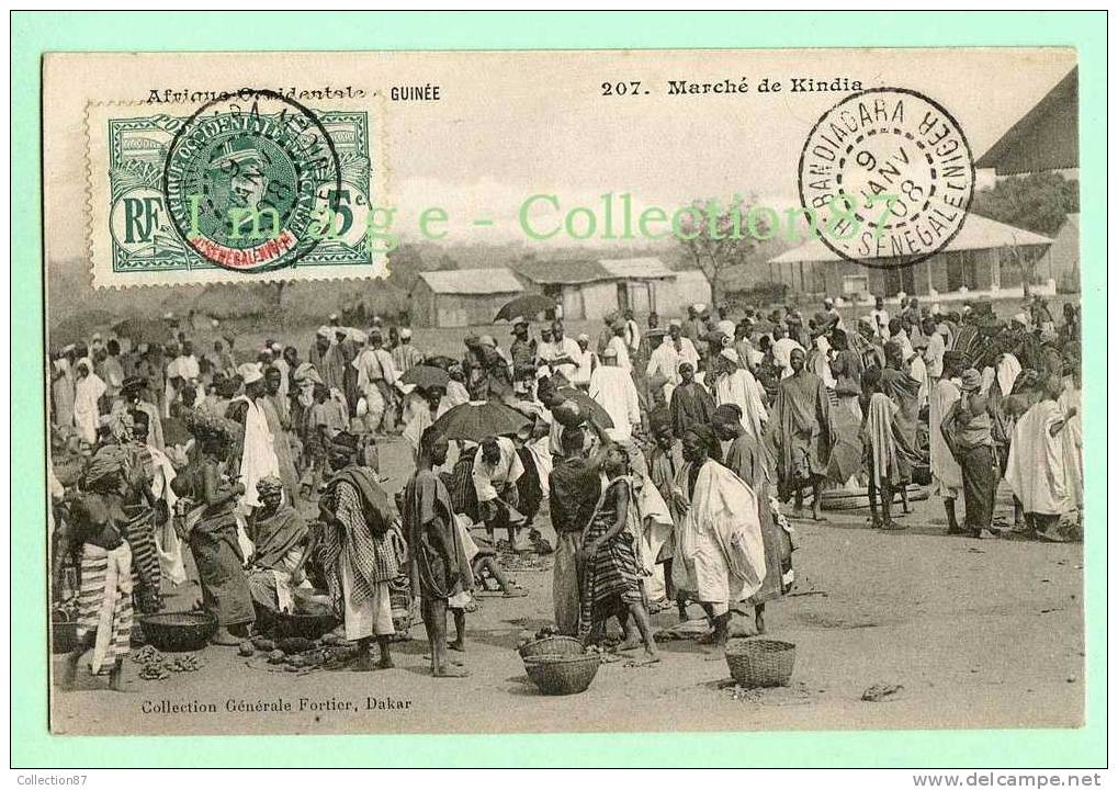 COLLECTION FORTIER 207 - AFRIQUE OCCIDENTALE - GUINEE - KINDIA - MARCHE - Guinea