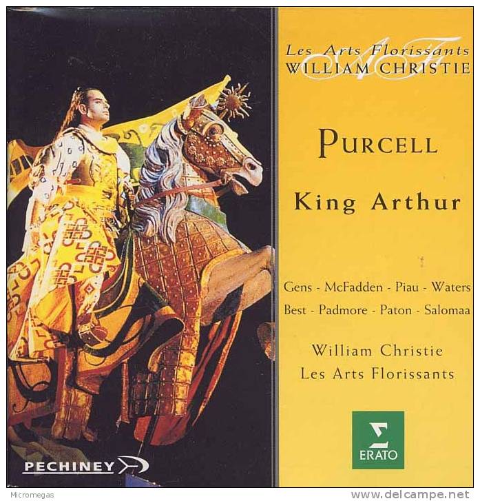 Purcell : King Arthur, Christie - Opere