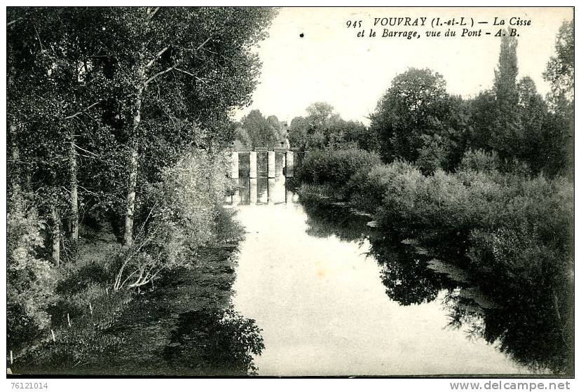 CPA 37 VOUVRAY La Cisse Et Le Barrage N° 945 - Vouvray