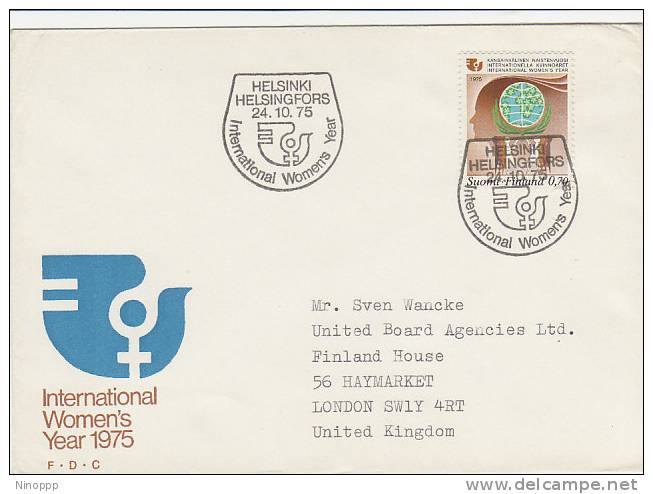 Finland-1975 International Women's Year FDC - FDC