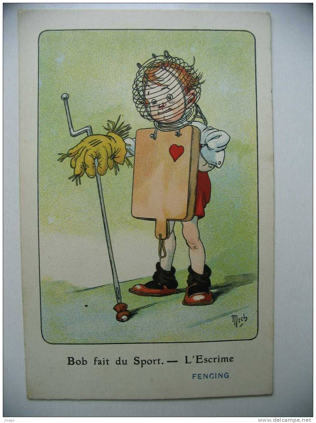 Bob Fait Du Sport :  L'ESCRIME   (Illustrateur  MICH) - Fencing