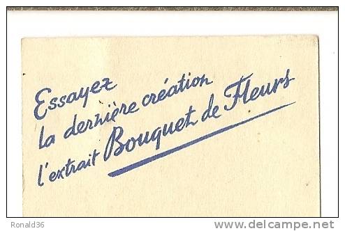 Carte Parfumée Publicité BRILLANTINE PARFUM ROJA FLORE Bouquet De Fleurs , Sent Bon - Profumeria Antica (fino Al 1960)