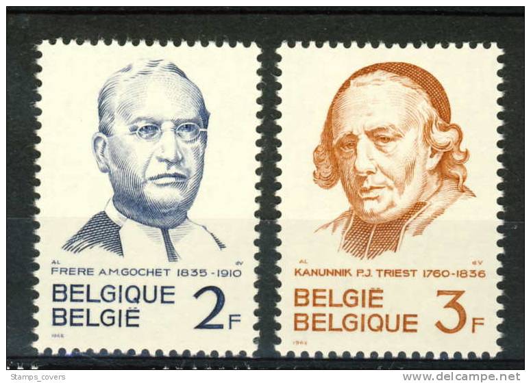 BELGIUM MNH** COB 1214/15 PRETRES - Neufs