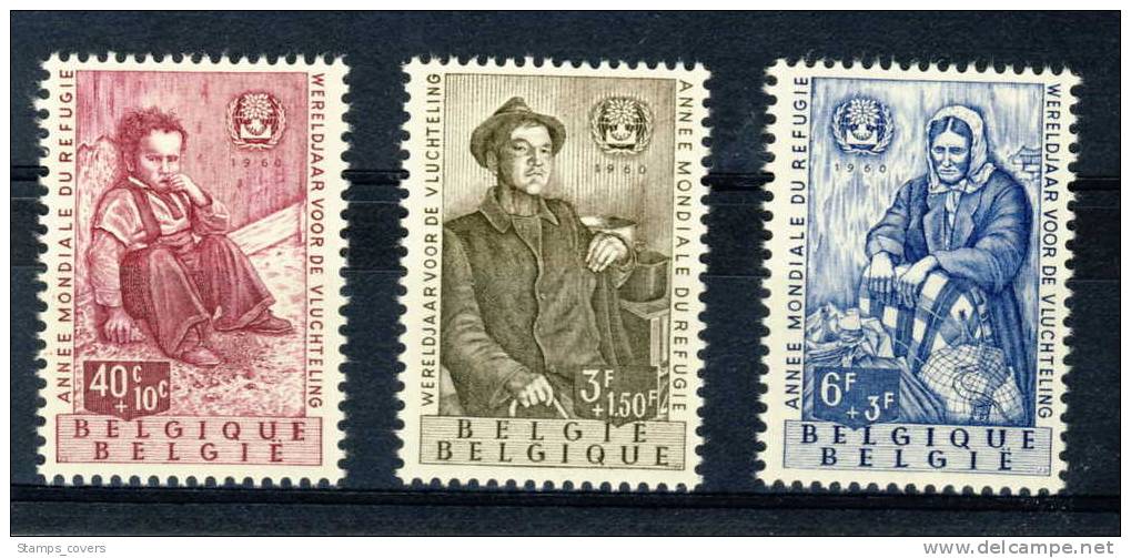 BELGIUM MNH** COB 1125/27 REFUGIES - Réfugiés