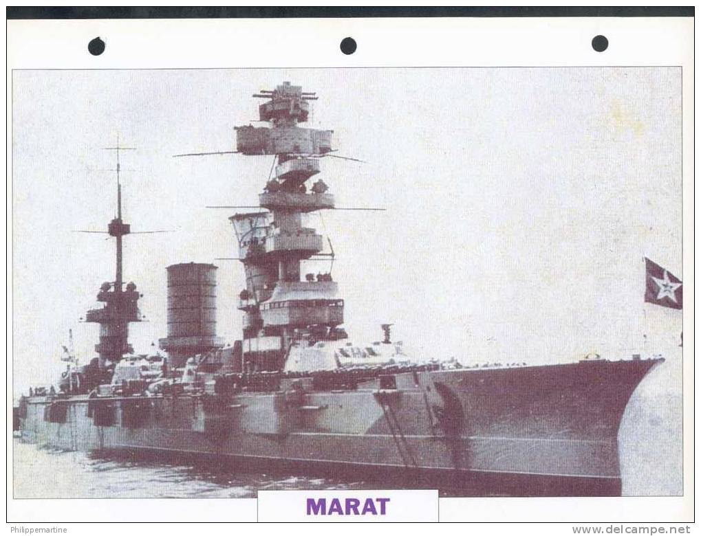 URSS 1911 : Cuirassé MARAT - Boats