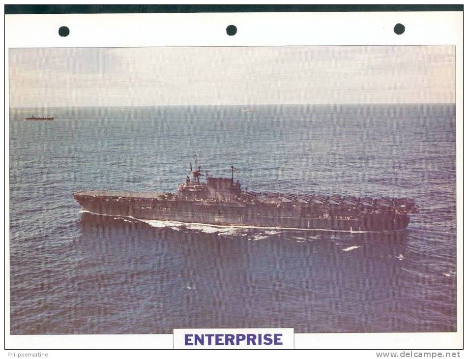 Etats Unis 1936 : Porte-avions Moyen ENTERPRISE - Boats