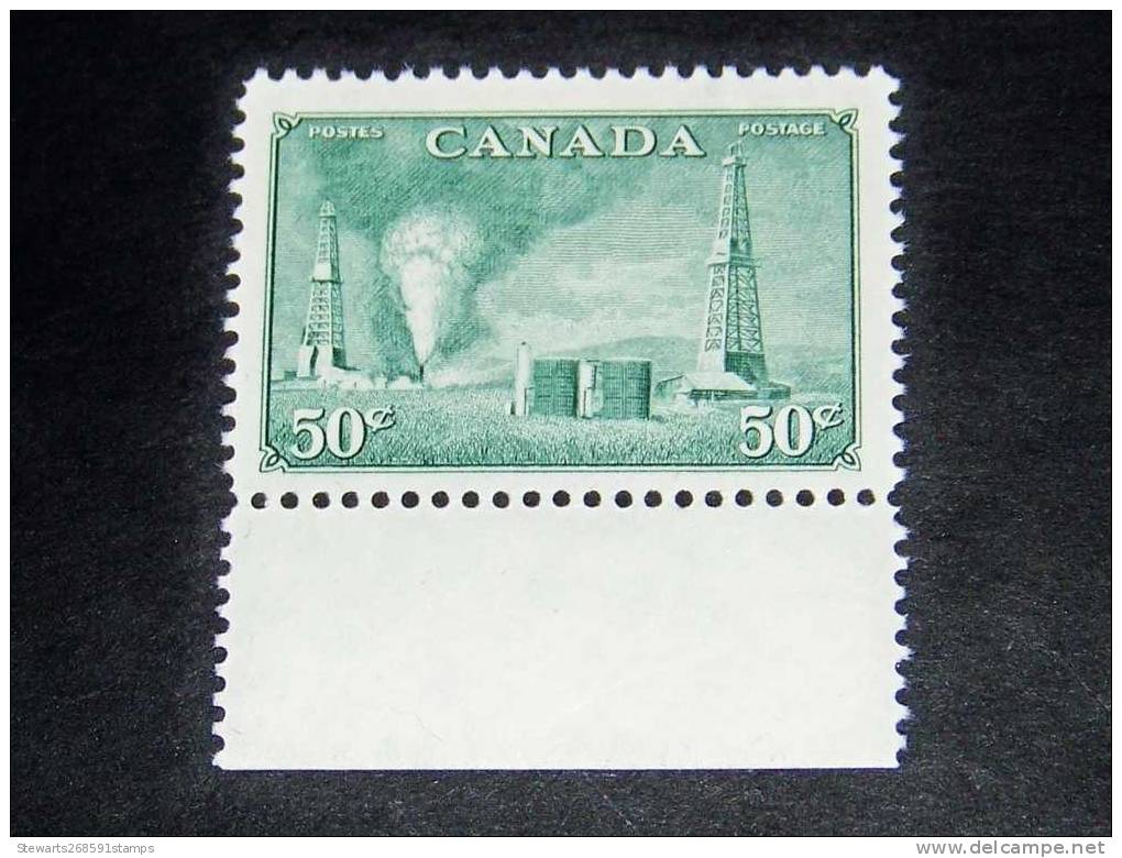 #294 - 50 Cents Dull Green Oil Wells 1950 - March 1st - Unused Stamps