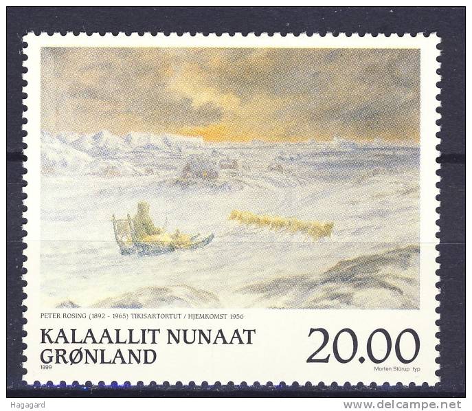 #1999. Greenland. Paintings. Michel 337. MNH(**) - Impresionismo