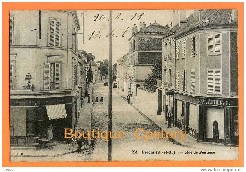 95 - BEZONS - Rue De Pontoise - Maison A. Authievre - Bezons
