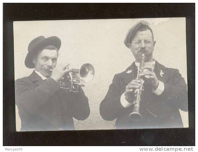 Carte Photo Ces Musiciens Sont-ils De Seiches ?     Belle Carte - Seiches Sur Le Loir