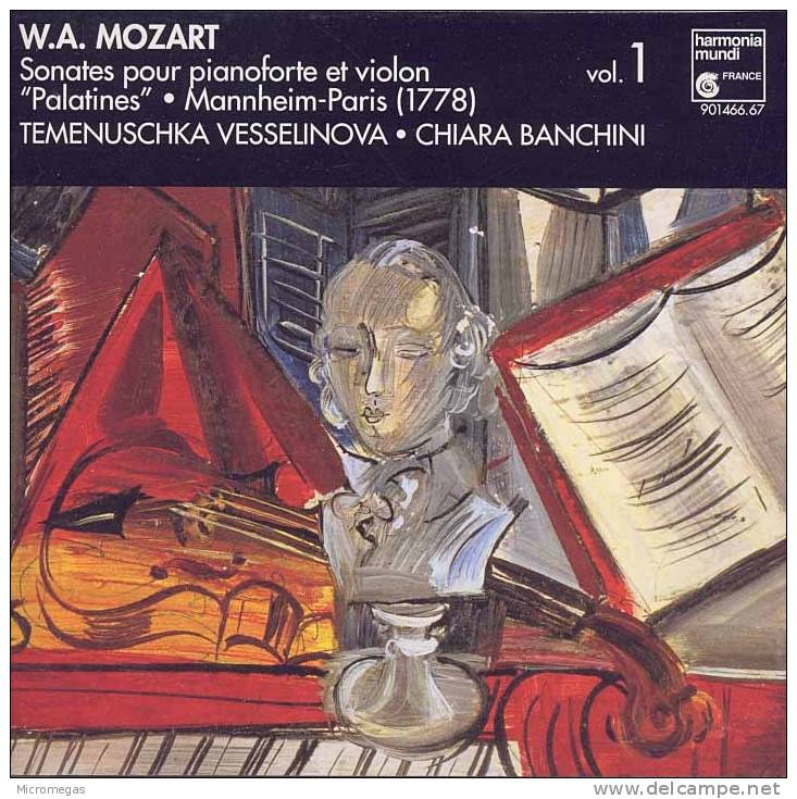 Mozart : Sonates Pour Pianoforte & Violon, Vesselinova, Banchini - Classique