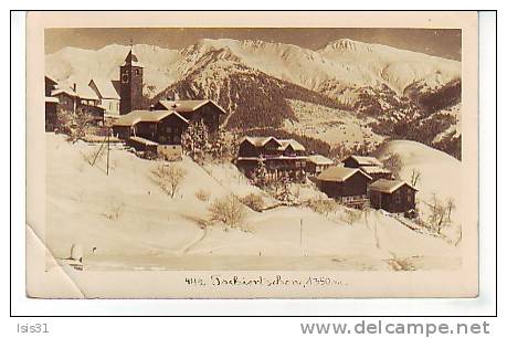 Suisse - RF5708 - Grisons - Tschiertschen - Au Dos Tempon :Hôtel Pension Jäger -Photo & Verlag R. Hurler, Wiensen - état - Tschiertschen