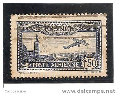 Francia-France Nº Yvert Aéreo-6 (usado) (o). - 1927-1959 Matasellados