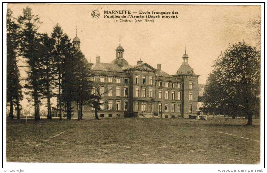 CPA Marneffe Chateau Ecole Française Des Pupilles De L´Armée (pk488) - Burdinne