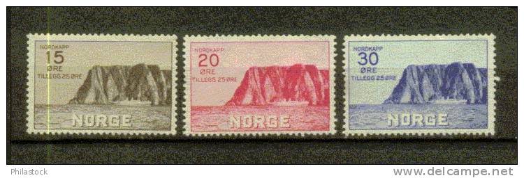 NORVEGE N° 151 à 153 * - Unused Stamps