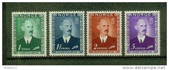 NORVEGE N° 285 à 288 * - Neufs