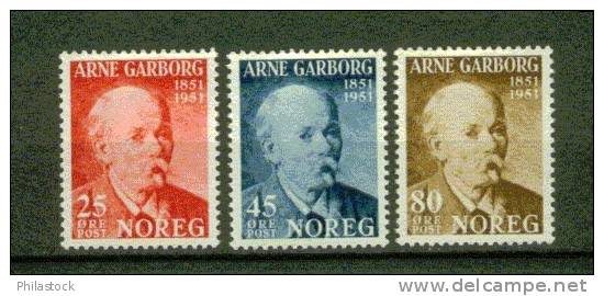 NORVEGE N° 332 à 334 * - Unused Stamps