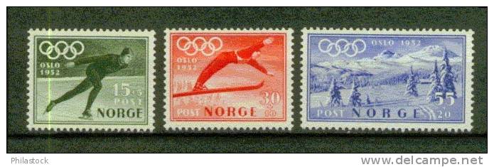 NORVEGE N° 337 à 339 * - Neufs