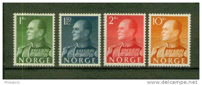 NORVEGE N° 386 à 390 ** Sauf 389 - Ungebraucht