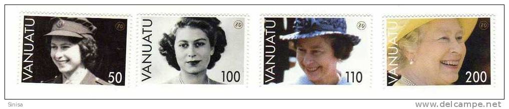 Vanuatu / The 80th Birthday Of HM Queen Elizabeth II - Vanuatu (1980-...)