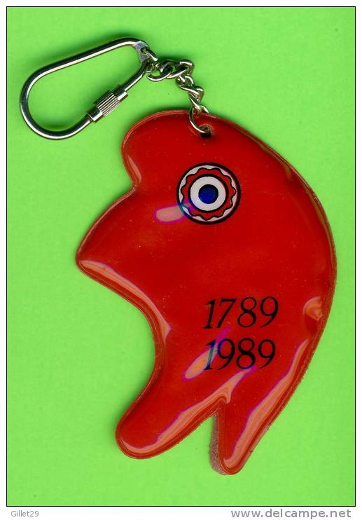 PORTE-CLEFS - 1789-1989 - SOUVENIR DES 200 ANS - - Porte-clefs