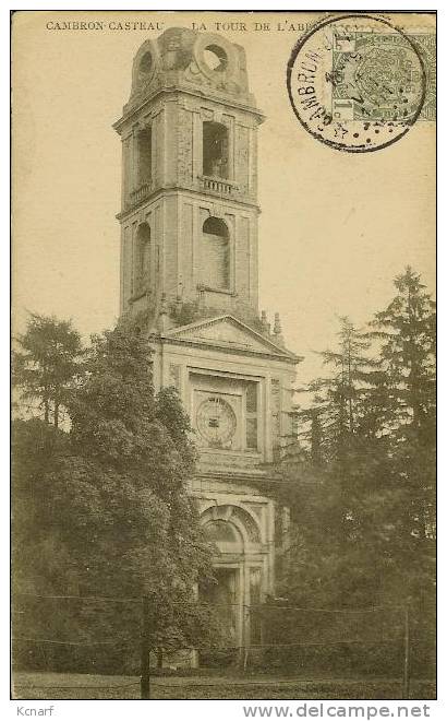 CP De CAMBRON-CASTEAU " La Tour De L'abbaye " Avec Relais De CAMBRON-CASTEAU . - Brugelette