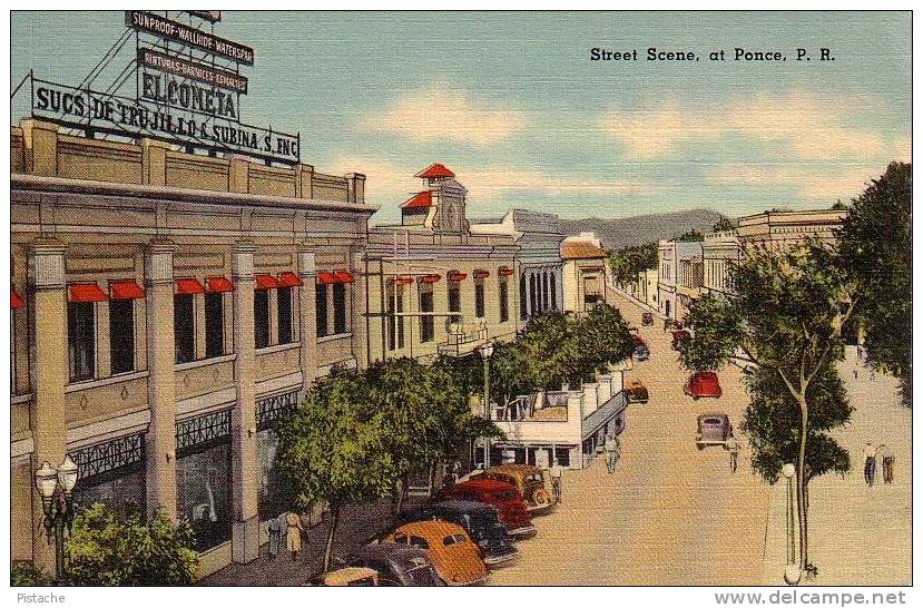 Porto Rico Puerto Rico - Ponce - 1930-40 - Voitures Cars - Non Circulée - Très Beau - Puerto Rico