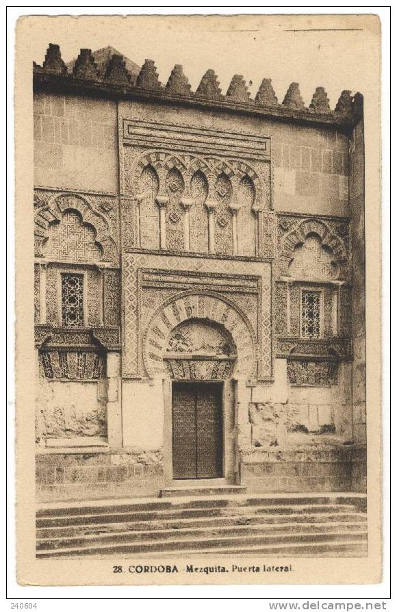 28  -  CORDOBA  --   Mezquita  -   Puerta Lateral - Córdoba