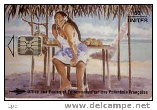 # POLYNESIA 26 La Vendeuse De Mangue 60 Sc5  Tres Bon Etat - Polinesia Francese