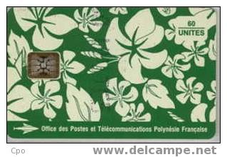 # POLYNESIA 18b Pareo Vert - Brillante 60 Sc5   Tres Bon Etat - Frans-Polynesië